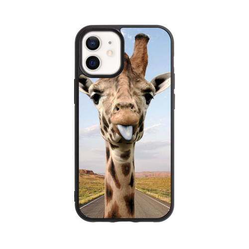 Apple iPhone 12 mini Base Case Giraffe auf der Straße