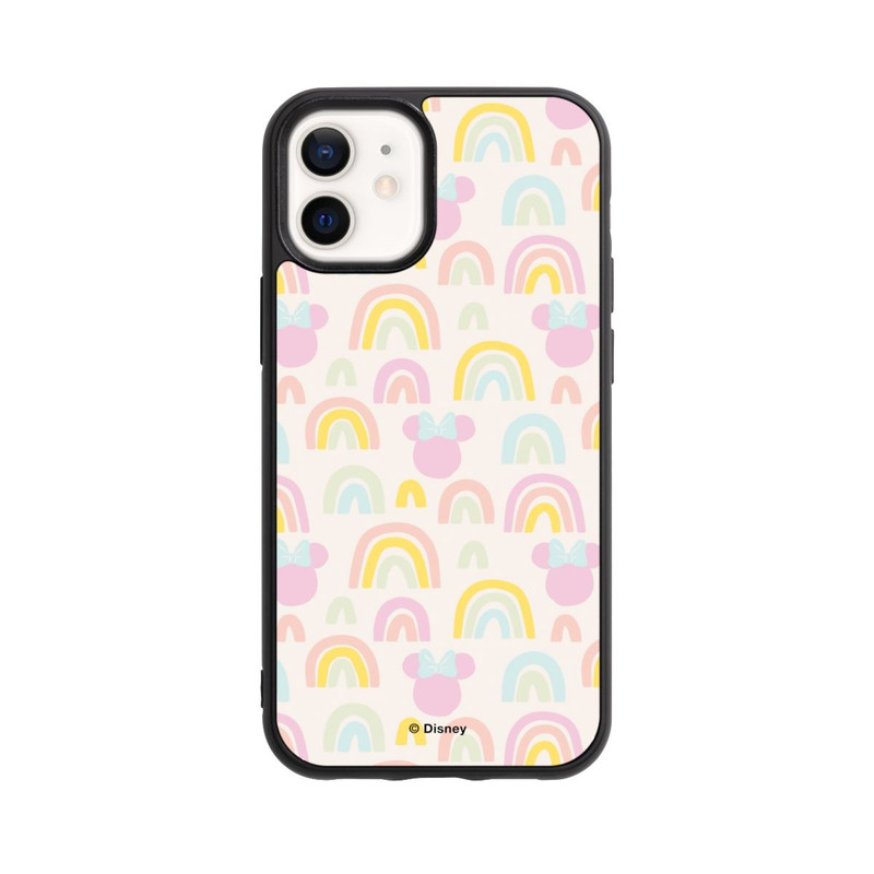 iPhone 12 mini Base Case Minnie Regenbogen Muster