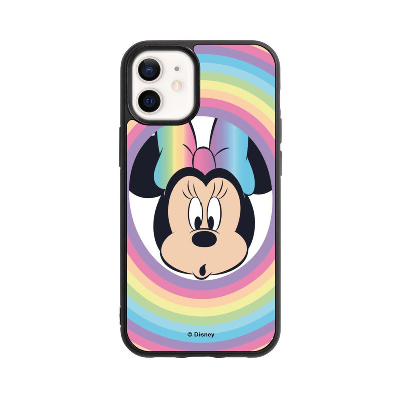 iPhone 12 mini Base Case Minnie Rainbow Circle