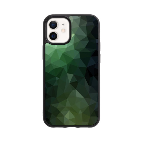 Apple iPhone 12 mini Base Case Polygonal Mosaic Green