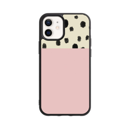 Apple iPhone 12 mini Base Case Punkte und Rosa
