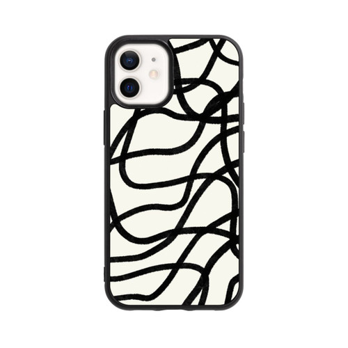 Apple iPhone 12 mini Base Case Schwarze Linien