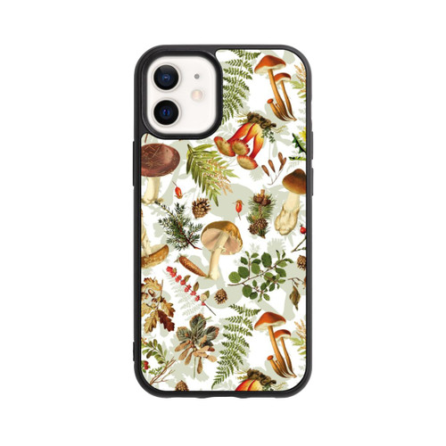 Apple iPhone 12 mini Base Case Pilzmuster Weiß