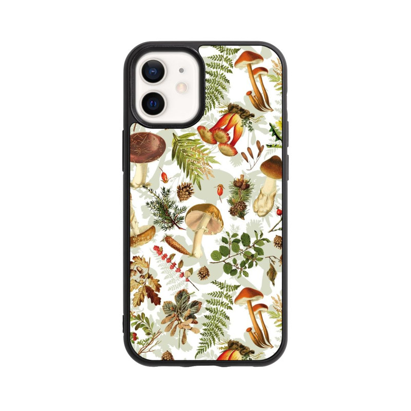 iPhone 12 mini Base Case Pilzmuster Weiß