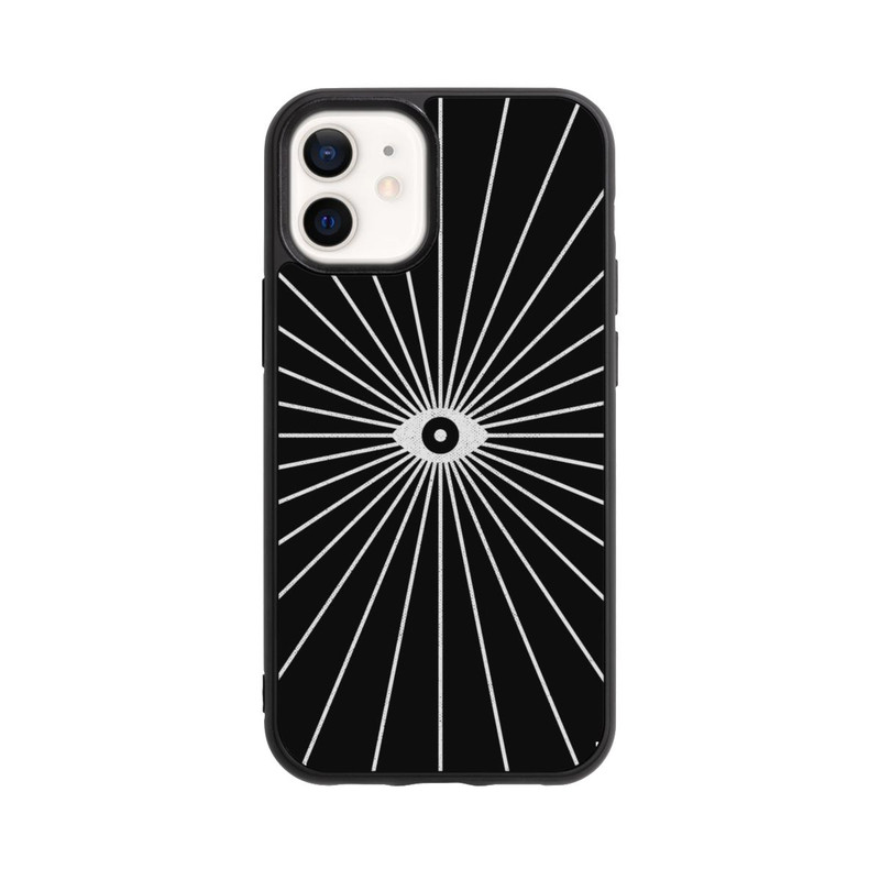 iPhone 12 mini Base Case Abstraktes Auge