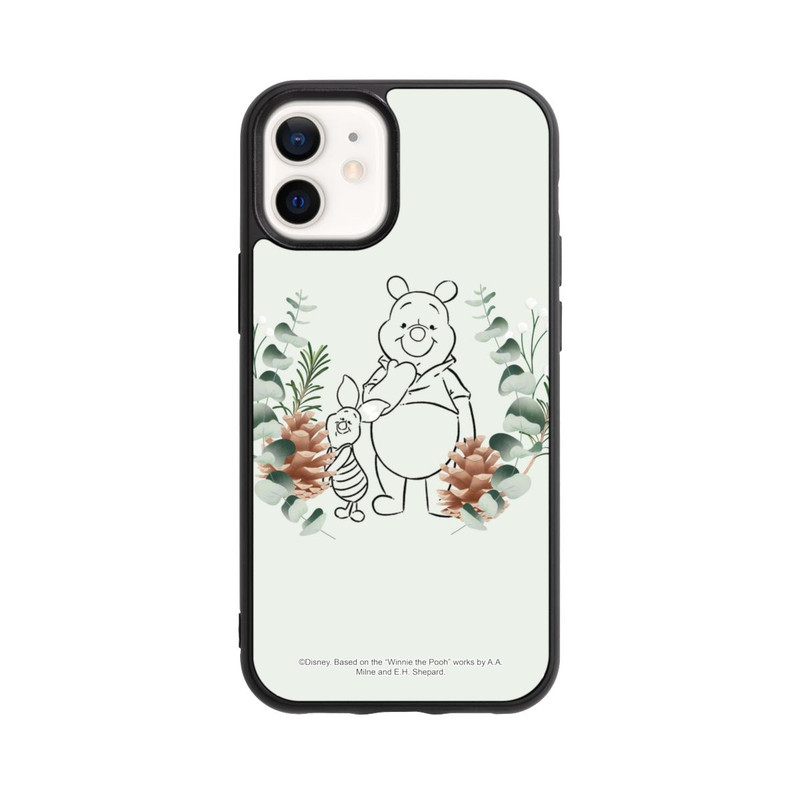 iPhone 12 mini Base Case Grüne Liebe Puuh und Ferkel