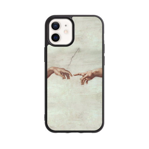 Apple iPhone 12 mini Base Case Die Hände von Gott und Adam von Michelangelo Buonarroti