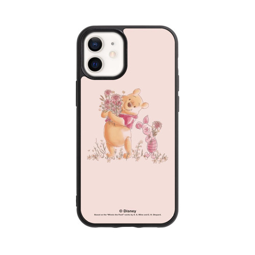 Apple iPhone 12 mini Base Case Winnie Puuh and Ferkel Blumen