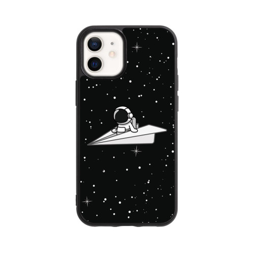 Apple iPhone 12 mini Base Case Astronaut Paper Plane Comic