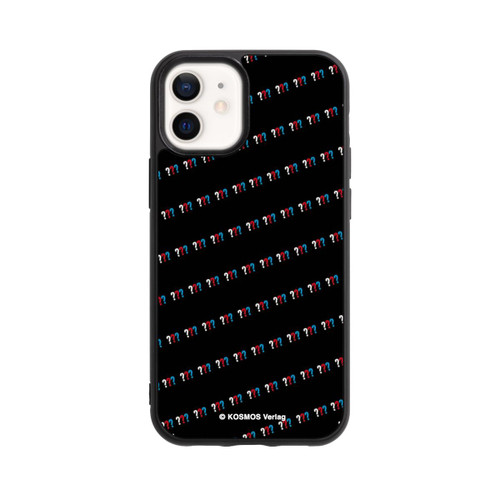 Apple iPhone 12 mini Base Case Drei Fragezeichen Muster Schräg
