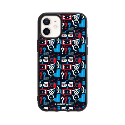 Apple iPhone 12 mini Base Case Drei Fragezeichen Wildes Muster