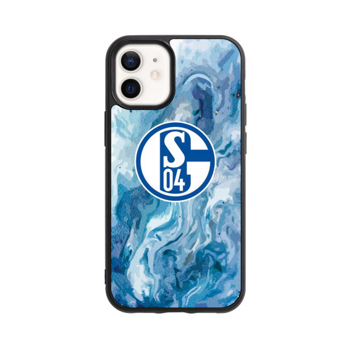 Apple iPhone 12 mini Base Case Schalke 04 Flüssig Blau