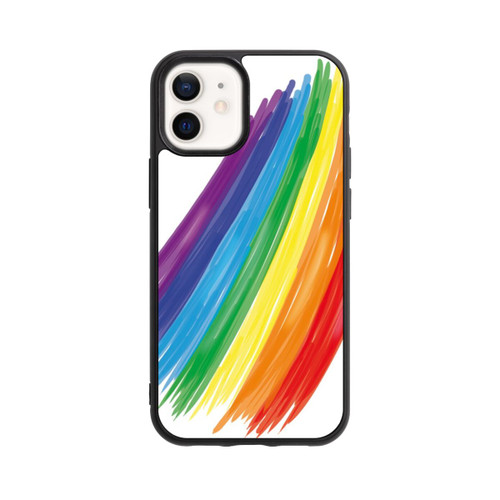 Apple iPhone 12 mini Base Case Rainbow Paint Brush
