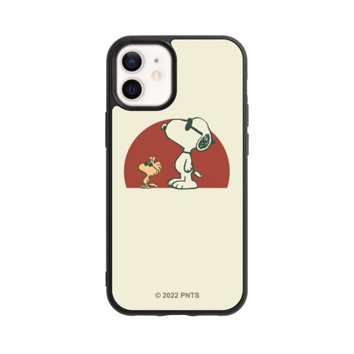 Apple iPhone 12 mini Base Case Snoopy Woodstock weit draußen