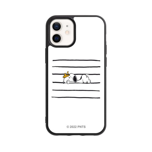 Apple iPhone 12 mini Base Case Snoopy Woodstock Streifen