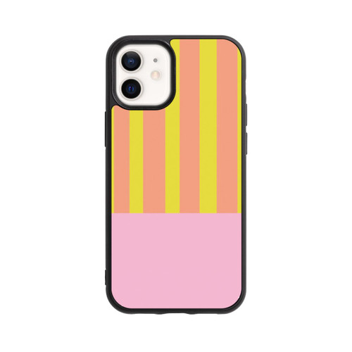 Apple iPhone 12 mini Base Case Neonfarbige Streifen