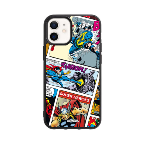 Apple iPhone 12 mini Base Case Marvel Retro Comic Blue