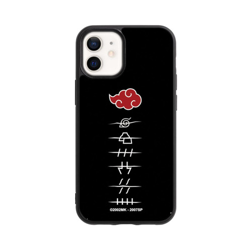 Apple iPhone 12 mini Base Case Akatsuki Mitgliedssymbole Schwarz