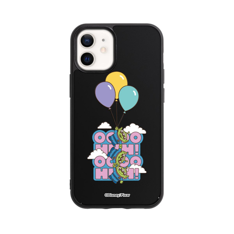 iPhone 12 mini Base Case Toy Story Aliens Balloons OOOOHHH Transparent