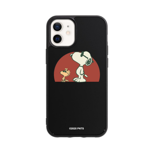 Apple iPhone 12 mini Base Case Snoopy Woodstock Far Out transparent