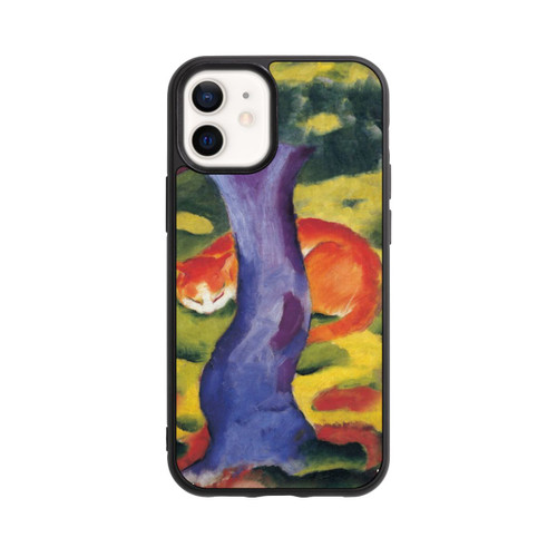 Apple iPhone 12 mini Base Case Katze hinter Einem Baum von Franz Marc