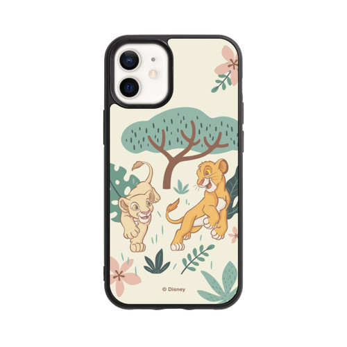 Apple iPhone 12 mini Base Case Simba und Nala Floral