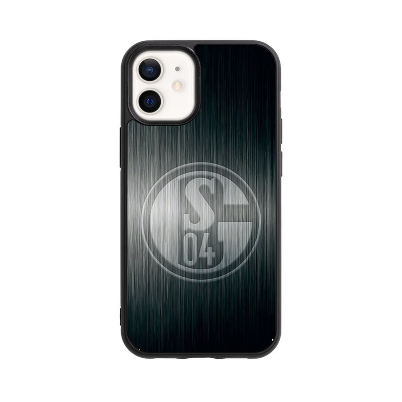 iPhone 12 mini Base Case Schalke 04 Metall Look
