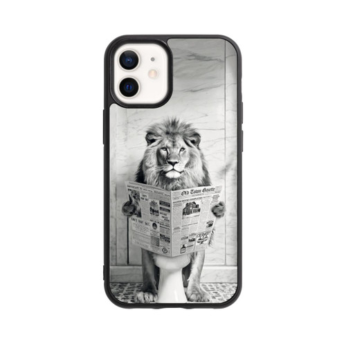 Apple iPhone 12 mini Base Case Lion Toilet