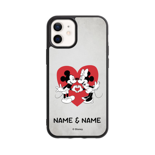 Apple iPhone 12 mini Base Case Minnie und Micky Personalisierbar