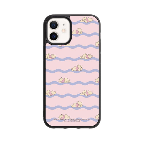 Apple iPhone 12 mini Base Case Winnie the Pooh Pink Waves