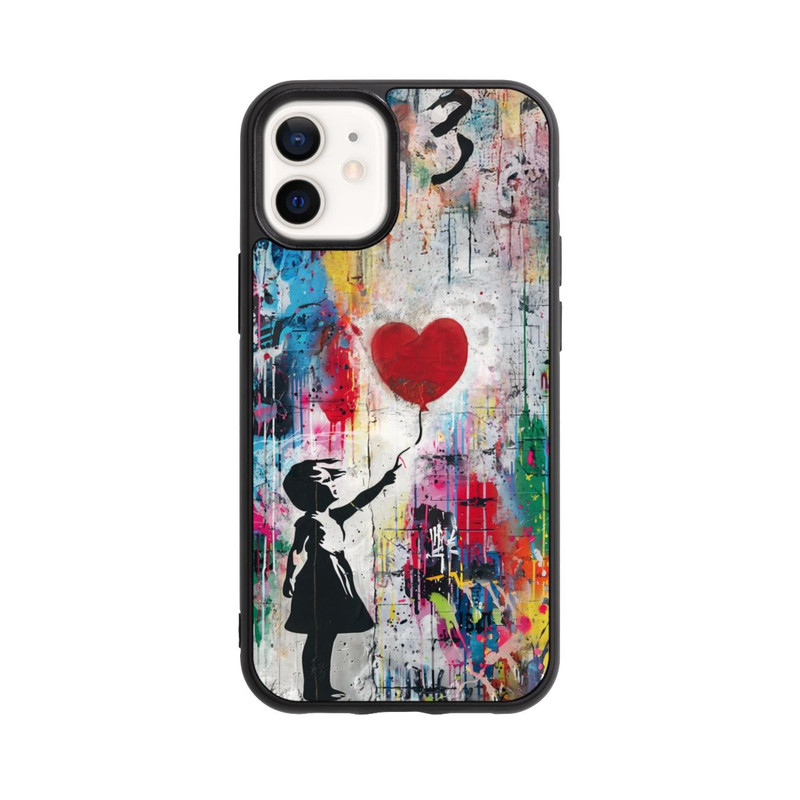 iPhone 12 mini Base Case Balloon Girl Colorful