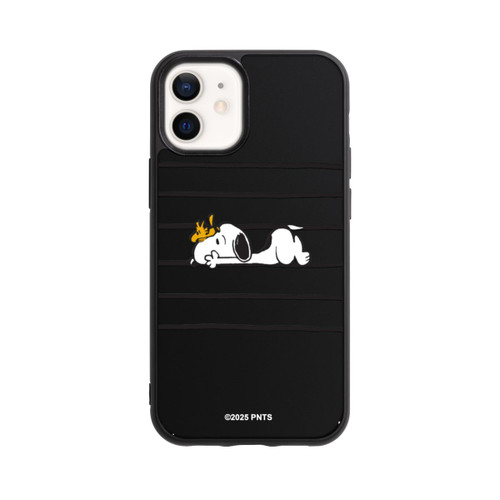 Apple iPhone 12 mini Base Case Snoopy Woodstock Streifen Peanuts Transparent