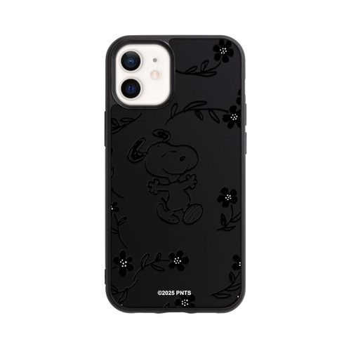 Apple iPhone 12 mini Base Case Snoopy und Flowers Transparent