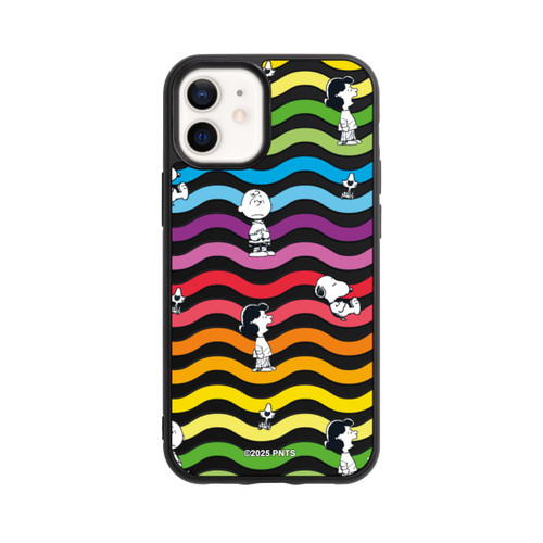 Apple iPhone 12 mini Base Case Snoopy Pattern Rainbow Transparent