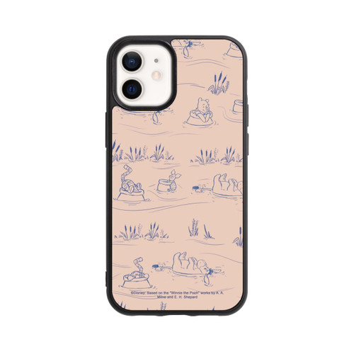 Apple iPhone 12 mini Base Case Winnie Puuh Keramik Muster Brücke Pink