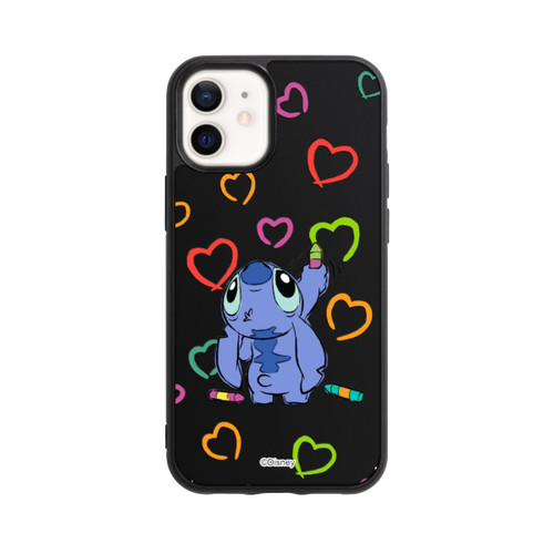 Apple iPhone 12 mini Base Case Stitch Draws a Heart Transparent