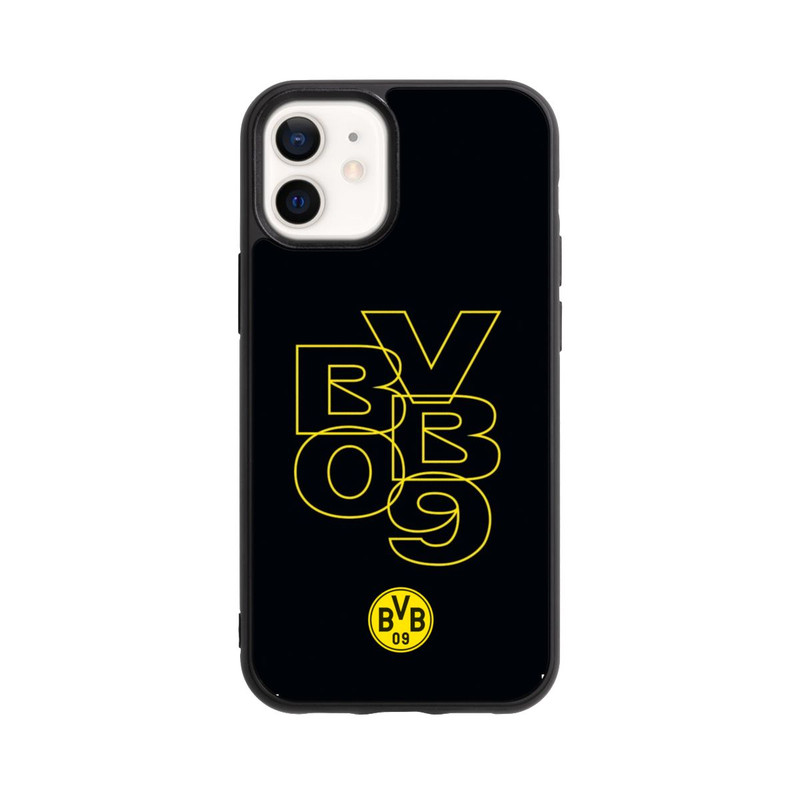 iPhone 12 mini Base Case BVB09 Gelb Schwarz