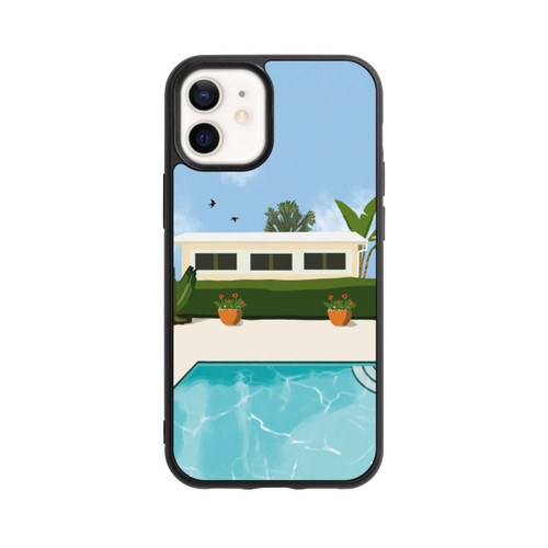 Apple iPhone 12 mini Base Case California Backyard by Roberta Murray
