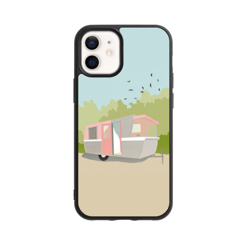 Apple iPhone 12 mini Base Case Retro Glamping by Roberta Murray