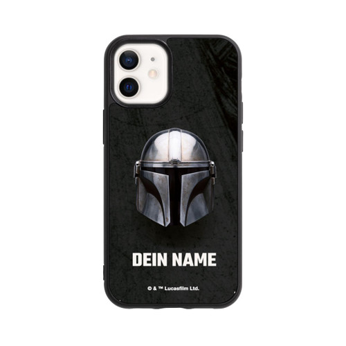 Apple iPhone 12 mini Base Case Star Wars Mandalorian Black Helmet Personalisierbar