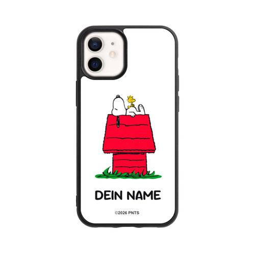 Apple iPhone 12 mini Base Case Snoopy and Woodstock Classic Personalisierbar