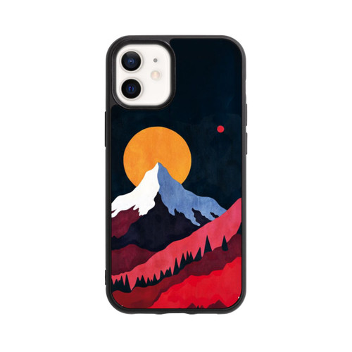 Apple iPhone 12 mini Base Case Mont Blanc Abstrakt