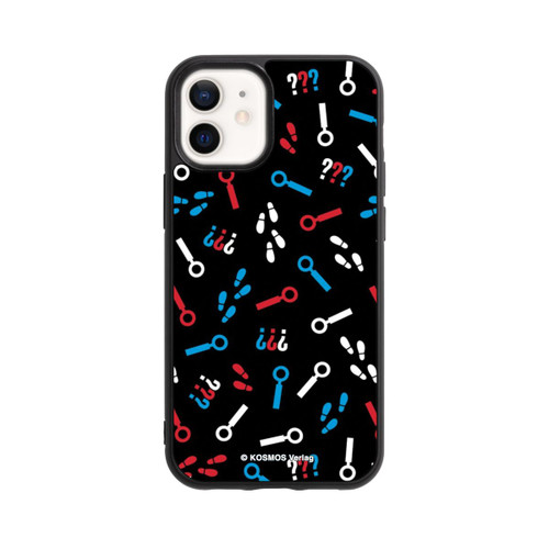 Apple iPhone 12 mini Base Case Drei Fragezeichen Detektiv Muster