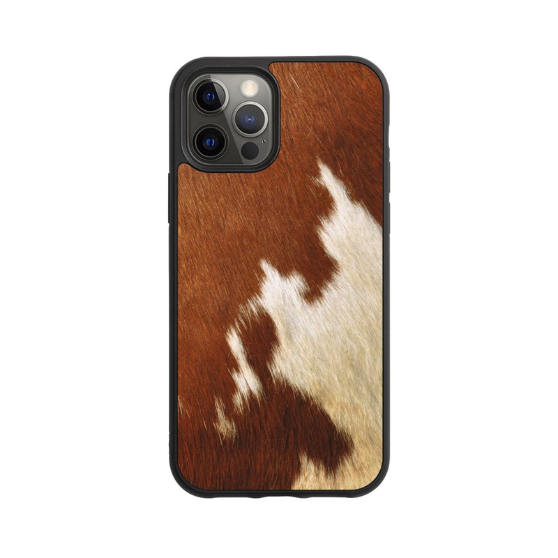 iPhone 12 Pro Base Case Kuhfell Look
