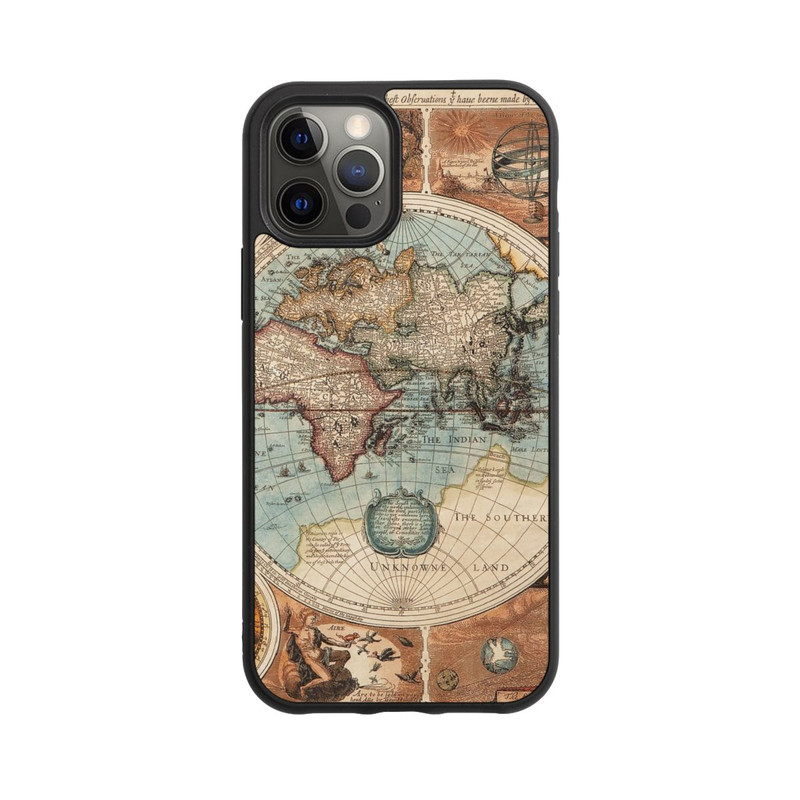 iPhone 12 Pro Base Case Vintage Weltkarte