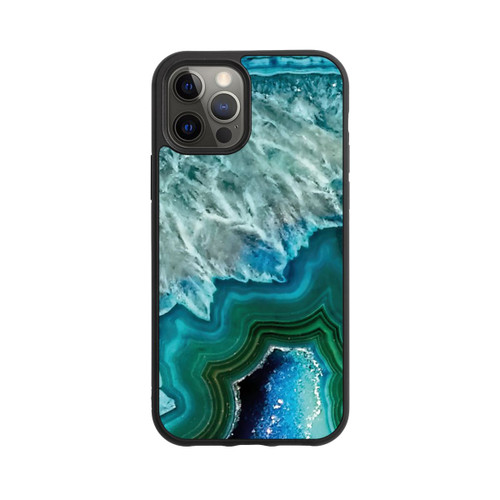 Apple iPhone 12 Pro Base Case Kristall Achat Grün