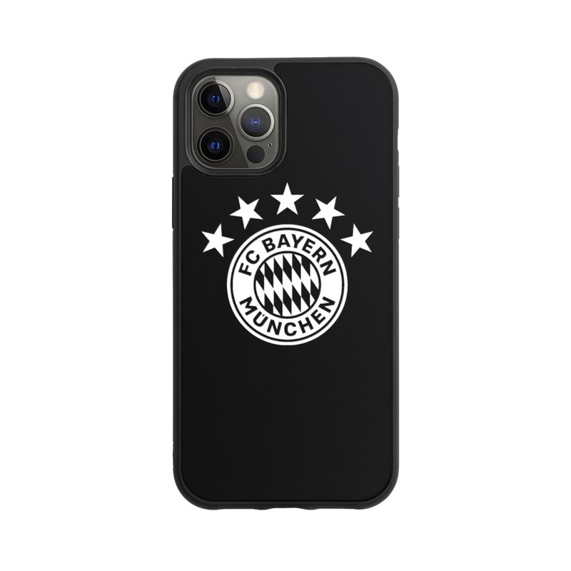iPhone 12 Pro Base Case FCB Logo einfarbig mit Sternen - ohne Hintergrund