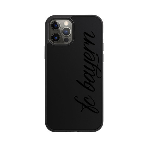 Apple iPhone 12 Pro Base Case Schwarzes FCB Girlmotiv - ohne Hintergrund
