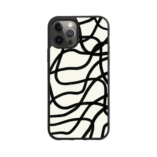 Apple iPhone 12 Pro Base Case Schwarze Linien