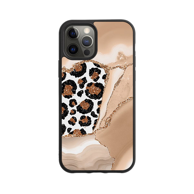iPhone 12 Pro Base Case  Muster und Texturen Hellgold